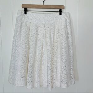 WD.NY White Lace Pleated Skirt 14